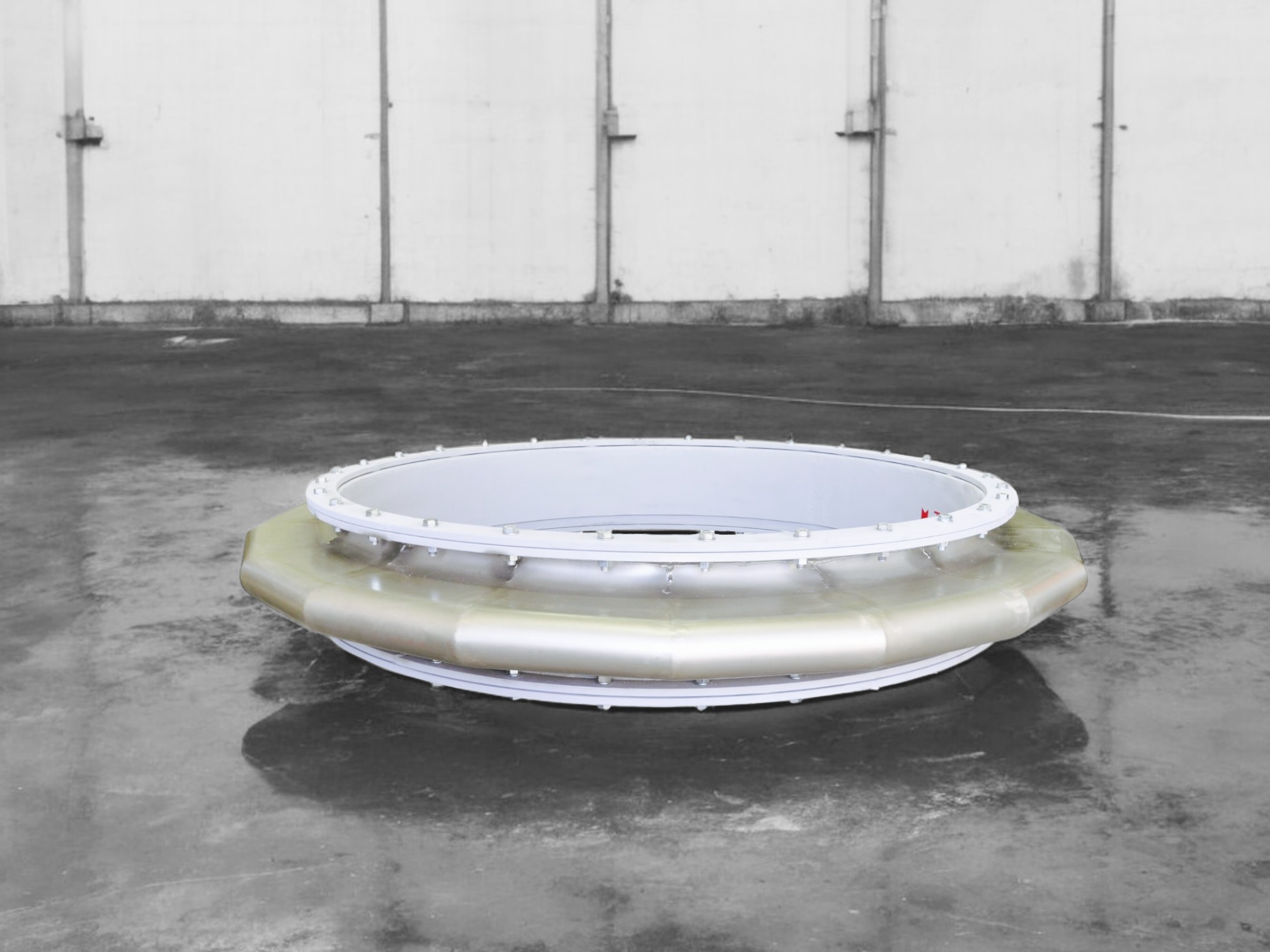 Çimento Sanayi için Özel Tasarım DN2000 Lens Metal Kompansatör