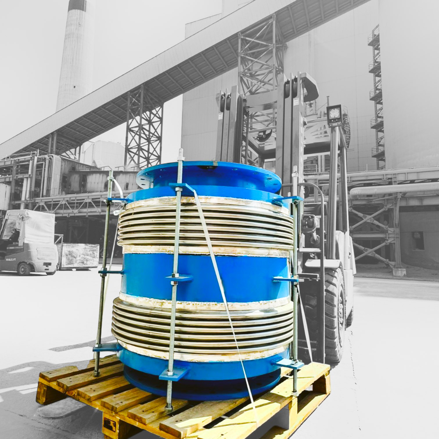 Kömür Besleme Hattı için Universal Metal Kompansatör – Dayanıklılık ve Esneklik Bir Arada